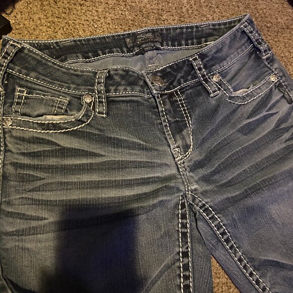 🧨Silver Jeans Womens Aiko Boot Cut Jeans Size 31x31 - Picture 3 of 12